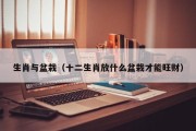 生肖与盆栽（十二生肖放什么盆栽才能旺财）