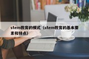 stem教育的模式（stem教育的基本要素和特点）