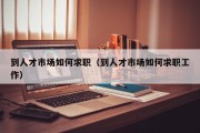 到人才市场如何求职（到人才市场如何求职工作）