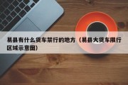 易县有什么货车禁行的地方（易县大货车限行区域示意图）