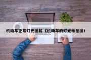 机动车正常灯光图解（机动车的灯光示意图）